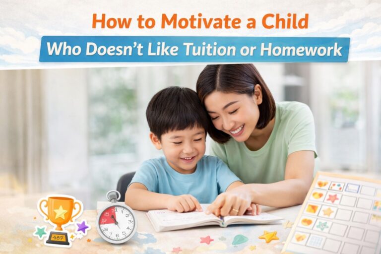 How to Motivate a Child Who Doesn’t Like Tuition or Homework